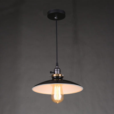 Zelus - Vintage Retro Metal Shade Hanging Lamp